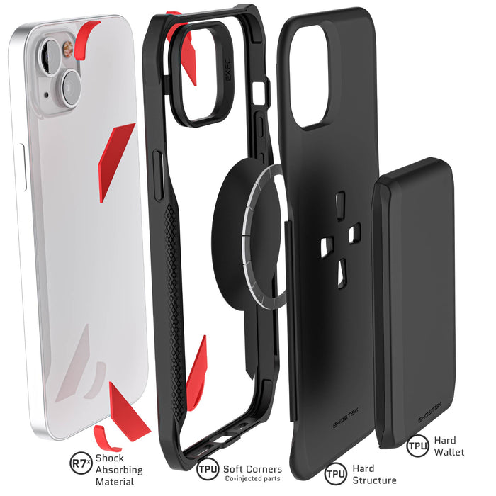 iPhone 14 Plus Case Wallet MagSafe CardHolder