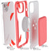 Pink iPhone 14 Plus Wallet Case MagSafe CardHolder