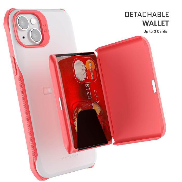 Pink iPhone 14 Plus Wallet Case MagSafe