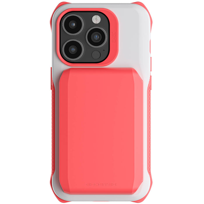Pink iPhone 14 Pro Case Wallet MagSafe Card Holder