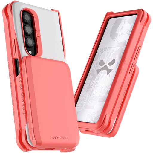 pink fold 4 wallet case