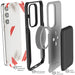 Samsung S23 Plus Case Wallet Gray Magnetic