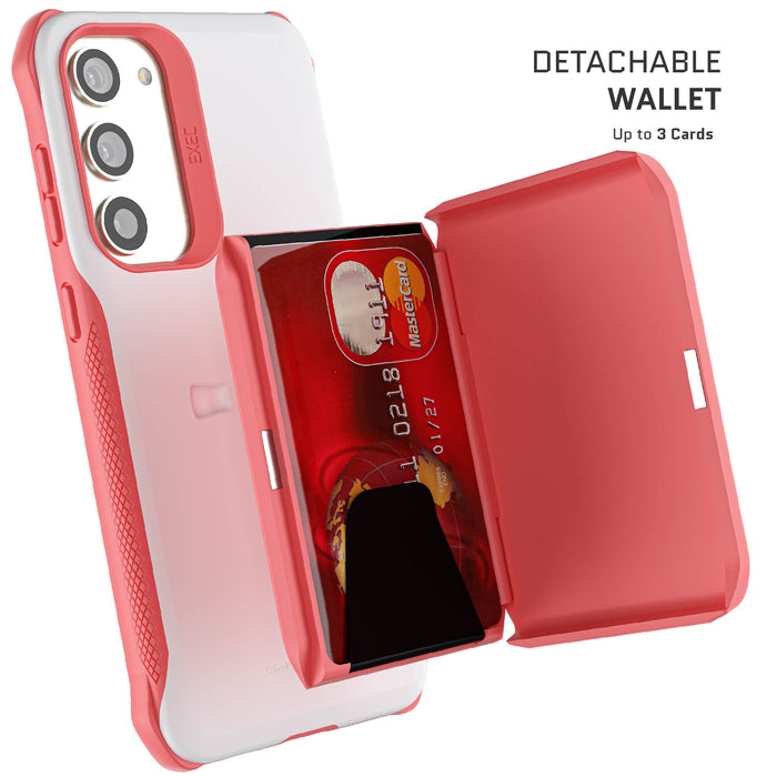 Samsung S23 Plus Case Pink Wallet Credit Card Holder