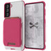 Galaxy S21 Pink Magnetic Wallet Phone Case