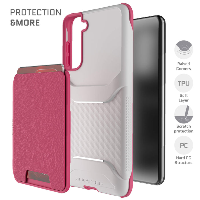 Galaxy S21 Pink Wallet Case