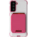 Galaxy S21 Plus Pink Wallet Case with Credit Card Holder
