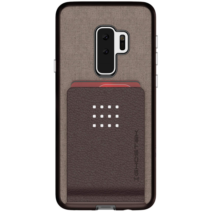 Galaxy S9 Plus Brown Wallet Case