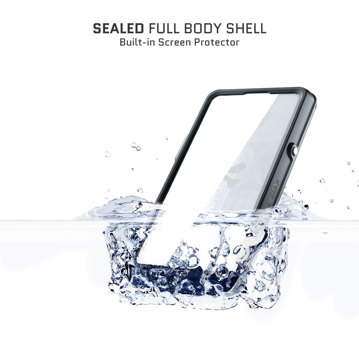 Body Glove Tidal Waterproof Phone Case for iPhone 14 Pro Max - Black/Clear
