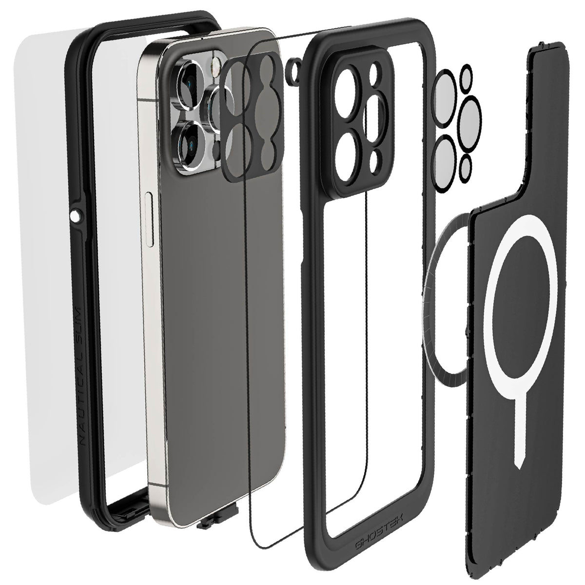 Waterproof Apple iPhone 14 Pro Max Phone Case with Screen Protector