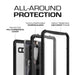 Galaxy S10 Black Waterproof Case