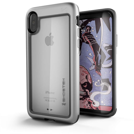 iphone xs case silver